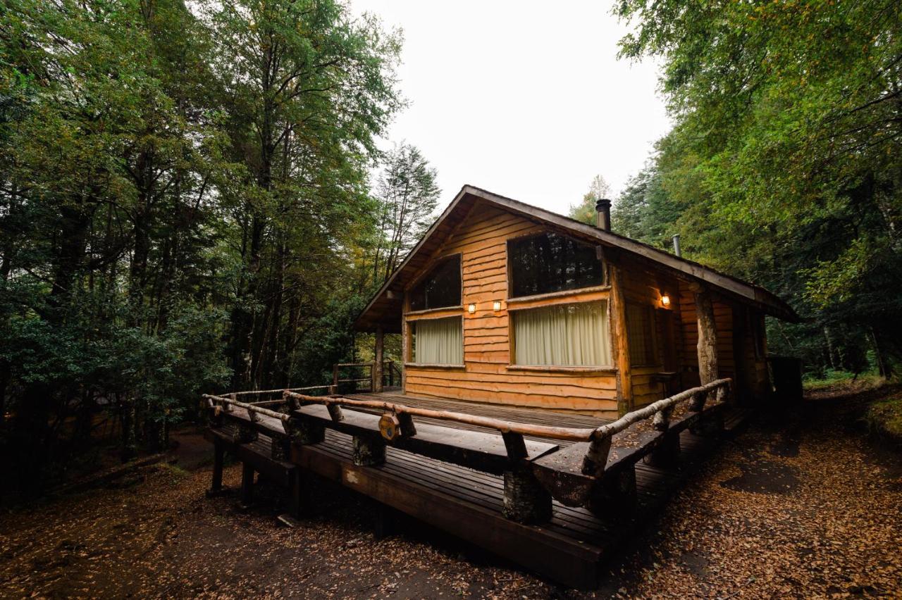 Huilo Huilo Cabanas Del Bosque Puerto Fuy Kültér fotó