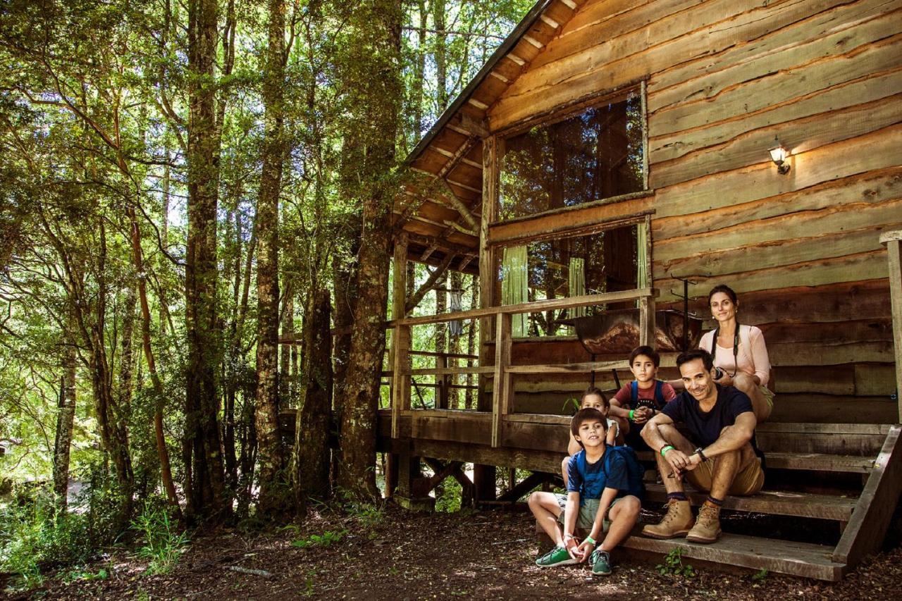 Huilo Huilo Cabanas Del Bosque Puerto Fuy Kültér fotó