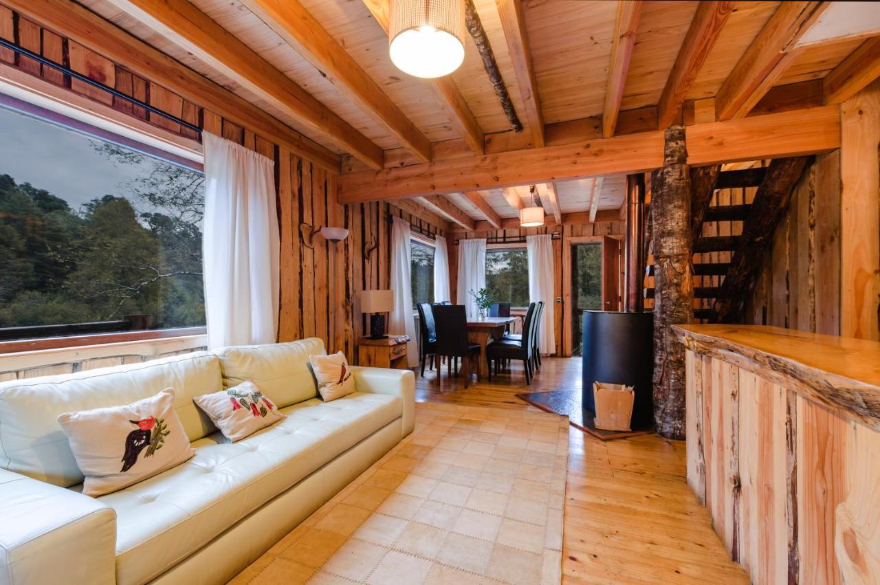 Huilo Huilo Cabanas Del Bosque Puerto Fuy Kültér fotó