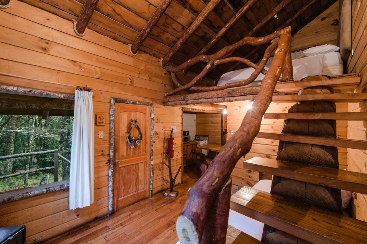 Huilo Huilo Cabanas Del Bosque Puerto Fuy Kültér fotó