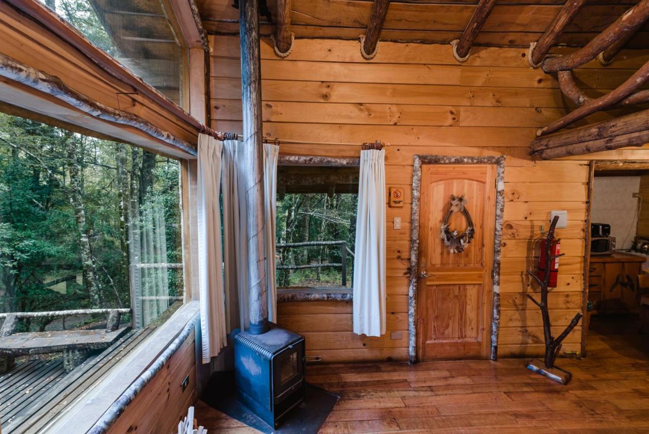 Huilo Huilo Cabanas Del Bosque Puerto Fuy Kültér fotó